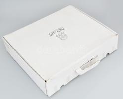 Zsolnay tollas mintás kávés készlet. 6 személyes, jelzéssel, hibátlan, eredeti díszdobozban