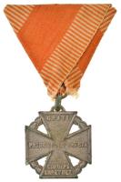 1916. "Károly-csapatkereszt" Zn kitüntetés eredeti mellszalagon T:XF Hungary 1916. "Charles Troop Cross" Zn decoration with original ribbon C:XF NMK 295.