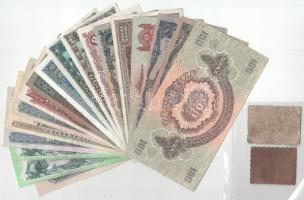 20db-os vegyes bankjegy tétel, közte gyenge tartású 1860. 10kr "G" bankjegy, valamint 1db ...