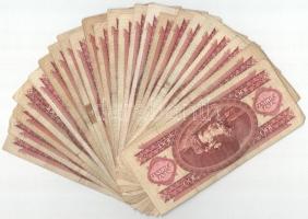 1984-1992. 100Ft (23x) T:F-VG közte ragasztott