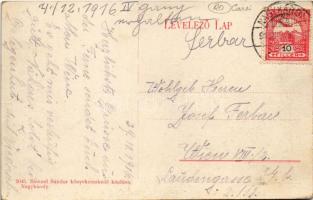 1916 Nagykároly, Carei; Tisztviselőtelep. Sámuel Sándor kiadása / officers' colony