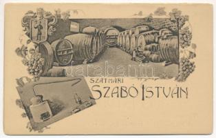 Pankota, Pancota; Szatmári Szabó István szőlőbirtokos borospincéje, méhészete és rózsatelepe. 2-olda...