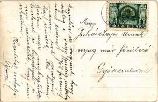 1940 Ditró, Gyergyóditró, Ditrau; Székely kapu (építette Mezey Tamás 1934-ben) / Transylvanian wood ...