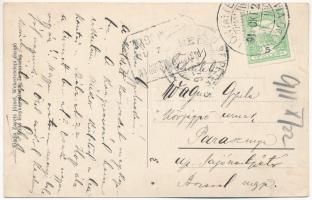 1911 Petrozsény, Petrosani; M. Kir. Bányamű, Wekerle telep. Kiadja Zavetz József Wekerletelepi casin...