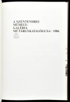 A Szentendrei Műhely-Galéria Műtárgykatalógusa 1986. Szerk.: Lukoviczki Endre. Szentendre, 1986., Sz...