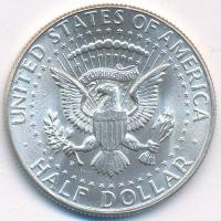 Amerikai Egyesült Államok 1964. 1/2$ Ag "Kennedy" T:AU USA 1964. 1/2 Dollar Ag "Kenne...
