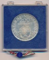 1976. 200Ft Ag "II. Rákóczi Ferenc" plombált műanyag ÁPV tokban T:BU Adamo EM56