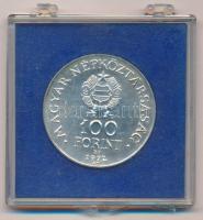 1972. 100Ft Ag "Budapest" műanyag tokban T:BU Adamo EM40
