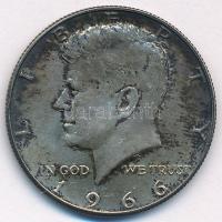 Amerikai Egyesült Államok 1966. 1/2$ Ag "Kennedy" T:XF USA 1966. 1/2 Dollar Ag "Kennedy" C:AU,XF  Krause KM#202