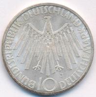 NSZK 1972J 10M Ag "Müncheni Olimpia - Spirál" T:AU patina
FRG 1972J 10 Mark Ag "Müni...