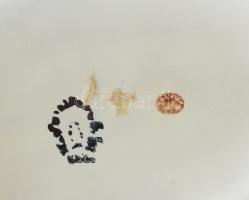 Iparművészeti Vállalat stilizált madár formájú váza, jelzéssel, minimális kopottsággal, m: 21 cm