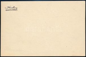 Róna Emy (1904-1988): Nils Holgersson illusztráció (Az éjszaka). Tus, papír, hátoldalán hagyatéki pe...