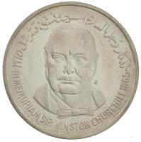 Jemen 1965. 1R Ag "Sir Winston Churchill" próbaveret "ESSAI" jelzéssel T:UNC,AU ...