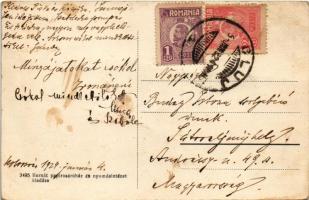 1924 Kolozsvár, Cluj; Kossuth Lajos utca, üzletek / street, shops (EB)