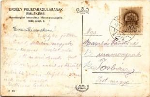 1940 Máramarossziget, Sighetu Marmatiei; bevonulás, ágyúk, Wizner Dávid üzlete / entry of the Hungar...