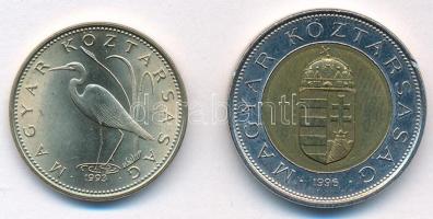 1993. 5Ft Cu-Ni-Zn + 1996. 100Ft acél T:AU,XF
Adamo F8.5, F12.1