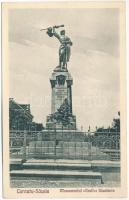 Csernátfalu, Cernatu (Négyfalu, Sacele); Monumentul Eroilor Saceleni / Hősök szobor. Ioan I. Mircan / military heroes statue (EK)