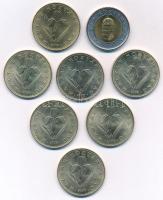 2004. 20Ft Cu-Ni-Zn + 2004. 100Ft acél + 2005. 20Ft Cu-Ni-Zn (6x) T:UNC,AU
Adamo F10.1, F12.1