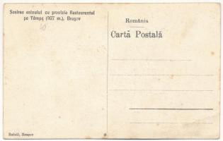 Brassó, Kronstadt, Brasov; Sosirea asinului cu provizia Restaurantul pe Tampa (957 m). Ratail / Cenk...