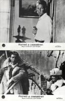 cca 1967 ,,Romeo a csatatéren" című szovjet filmvígjáték jelenetei és szereplői, 21 db vintage ...