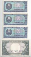 Románia 1944. 1000L + 1945. 100L + 1966. 100L (3x) + 1999. 10.000L + 2000. 10.000L + 50.000L T:F az ...