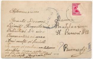 1930 Tatrang, Tarlungeni (Brassó, Brasov); Vaderea / templom / church. photo (Rb)