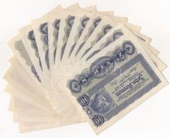Ausztria 1922. 1K (4x) + 2K (2x) + 10K (10x) T:AU-VF
Austria 1922. 1 Krone (4x) + 2 Kronen (2x) + 1...