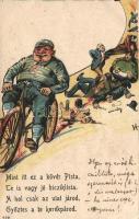 Humour Cyclist litho