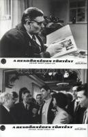 cca 1963 ,,A rendőrségen történt" című szovjet film jelenetei és szereplői, 23 db vintage produ...