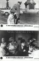 cca 1963 ,,A rendőrségen történt" című szovjet film jelenetei és szereplői, 23 db vintage produ...