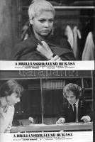 cca 1973 ,,A briliánskirálynő bukása" című szovjet bűnügyi film jelenetei és szereplői, 17 db v...