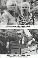 cca 1973 ,,A briliánskirálynő bukása" című szovjet bűnügyi film jelenetei és szereplői, 17 db v...