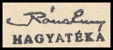 Róna Emy (1904-1988): Nils Holgersson illusztráció (óriás). Tus, papír, hátoldalán hagyatéki pecsétt...