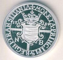1589. Tallér Ag "Báthory Zsigmond" modern utánveret T:PP Tanúsítvánnyal! Csak 2000db!