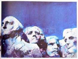 Gyémánt László, 2 db katalógus, egyik dedikált, másik autográf feliratával: Gyémánt László. Nagy uta...