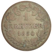 Német Államok / Bajorország 1854. 1kr Ag T:XF German States / Bavaria 1854. 1 Kreuzer Ag C:XF Krause KM#799