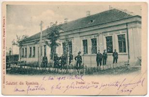 1902 Predeal, Vama / magyar vámhatóság csendőrökkel / Hungarian Customs Office with gendarme (EB)