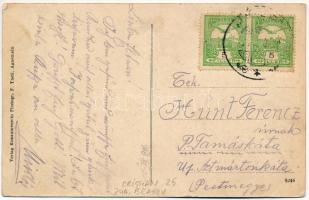 1916 Újváros, Neustadt, Noistat (Jakabfalva, Iacobeni); Evangelische Kirche und Schule / Lutheran ch...