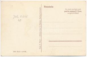 Medgyes, Mediasch, Medias; Fabrica Vitrometan si colonia. Foto F. Theil 1933. / Vitrometanfabrik und...