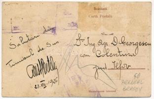 1926 Felsőtömös, Felső-Tömös, Timisu de Sus (Brassó, Kronstadt, Brasov); Sanatoriul / Pension Ober-T...