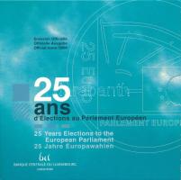 Luxemburg 2004. 25E Ag "Európai Parlamenti választások" eredeti, számozott karton díszcsomagolásban T:PP Luxembourg 2004. 25 Euro Ag "Elections to the European Parliament" in original, decorative, serial numbered packing C:PP Krause KM#86