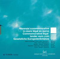 Luxemburg 2004. 25E Ag "Európai Parlamenti választások" eredeti, számozott karton díszcsom...