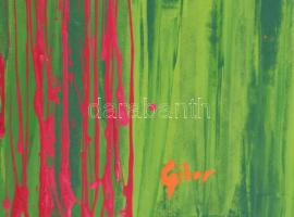 Czibor Ildikó (1969-): Tappynor, 2021. Olaj, farost, jelzett, 70×50 cm