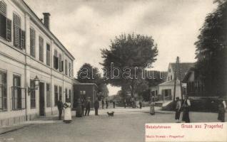 Pragerhof Street of the Railway station