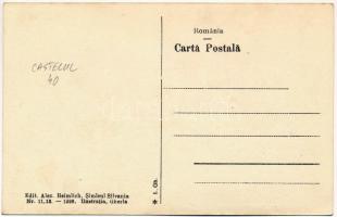 Szilágysomlyó, Simleu Silvaniei; Báthory várkapu, Vártorony. Alex Heimlich 1929. / Poarta cast, Turn...