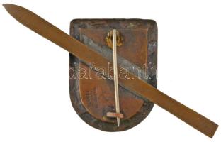 ~1930. "Magyar Sí Szövetség - I." zománcozott bronz jelvény, díjjelvény(?) "Berán N. ...