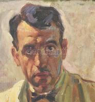 Vitéz Darvassy István (1888-1960): Expresszionista portré. Olaj, vászon, jelezve jobbra lent. Korabe...