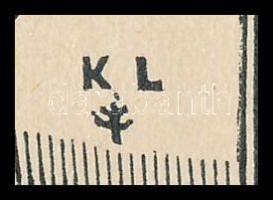 Kozma Lajos (1884-1948): Ücsörgés. Fametszet, papír, jelzett a metszeten, paszpartuban, 8×6,5 cm