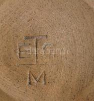 ETG jelzéssel: Iparművész kancsó, jelzéssel, hibátlan, m: 13 cm