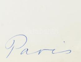 cca 1950-60 Christian Dior 3 db divatfotó, Lénárt Angéla magyar modell. Hátoldalán Photo Maywald, Pa...